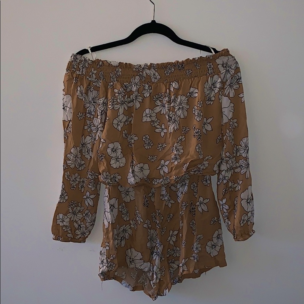Off the shoulder romper